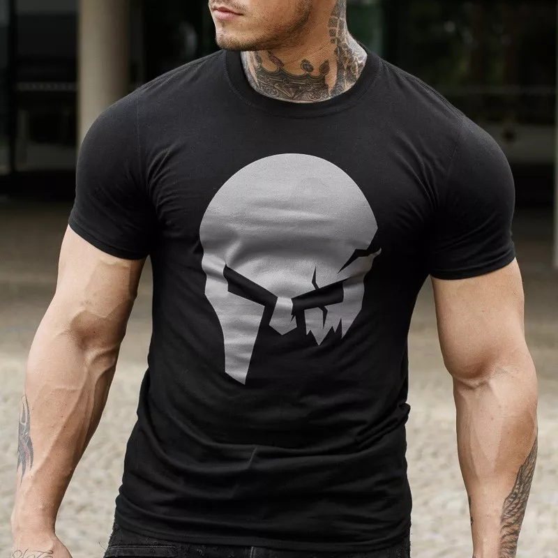 Ultrasoft póló Iron Aesthetics Skull, B&G-4