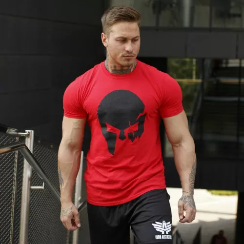Ultrasoft póló Skull, piros