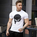 Ultrasoft póló Iron Aesthetics Skull, fehér