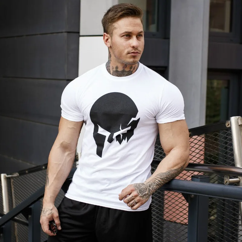 Ultrasoft póló Iron Aesthetics Skull, fehér-1