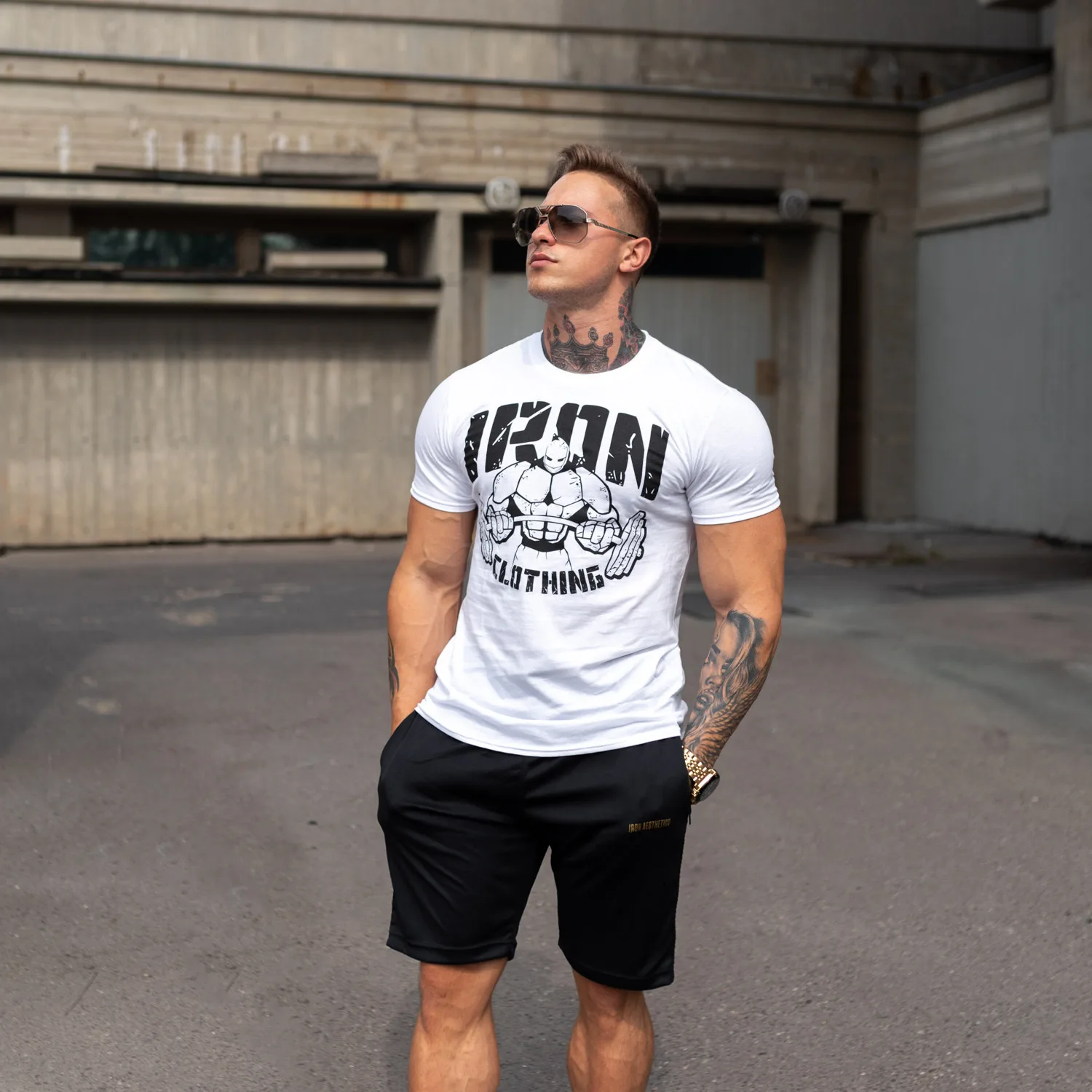 UltraSoft póló IRON MAN, fehér-1