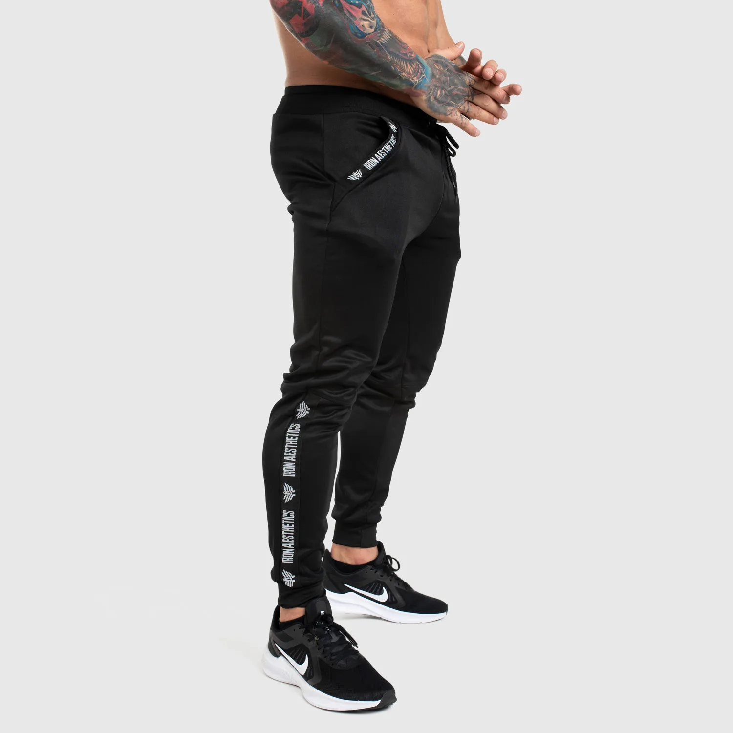 Jogger melegítő Iron Aesthetics Partial, fekete-1