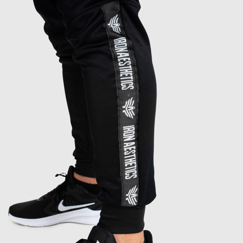 Jogger melegítő Iron Aesthetics Partial, fekete · záber 8