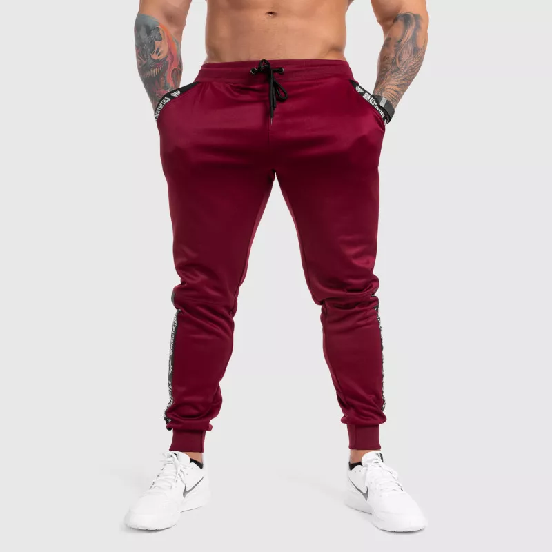Jogger melegítő Iron Aesthetics Partial, bordó-2