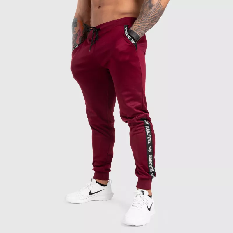 Jogger melegítő Iron Aesthetics Partial, bordó-3