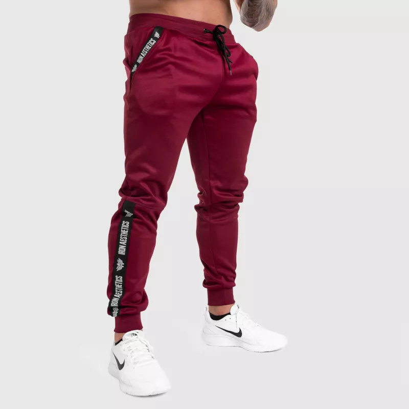Jogger melegítő Iron Aesthetics Partial, bordó-5