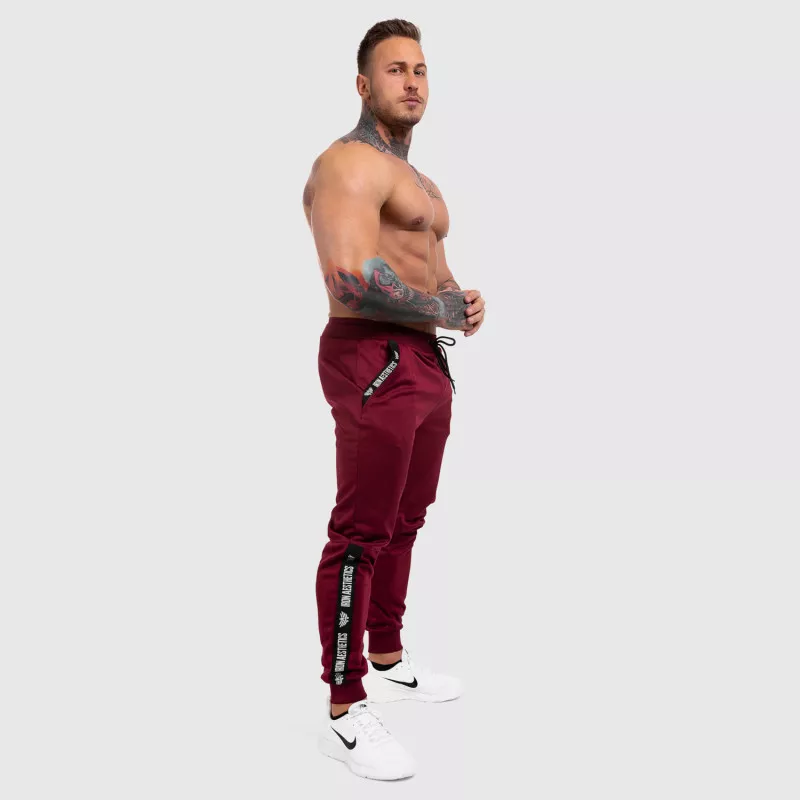 Jogger melegítő Iron Aesthetics Partial, bordó-6