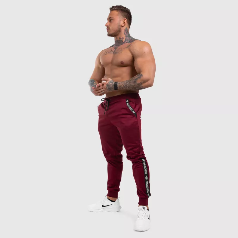 Jogger melegítő Iron Aesthetics Partial, bordó-7