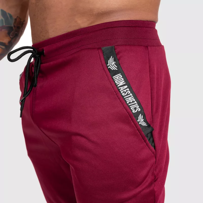 Jogger melegítő Iron Aesthetics Partial, bordó-9