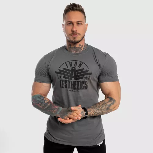 Férfi fitness póló Force, szürke