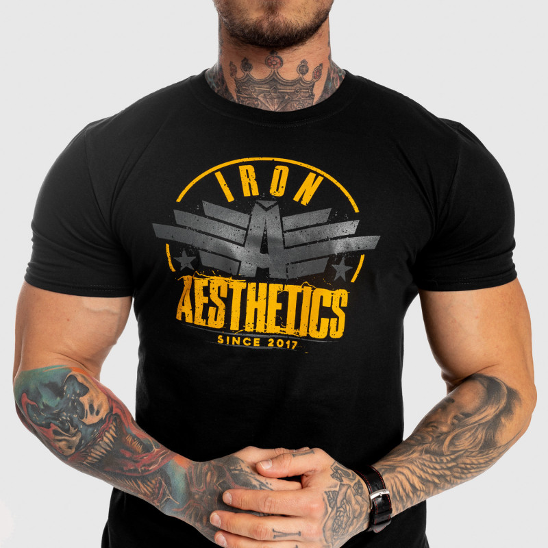 Férfi fitness póló Iron Aesthetics Force, fekete · záber 6
