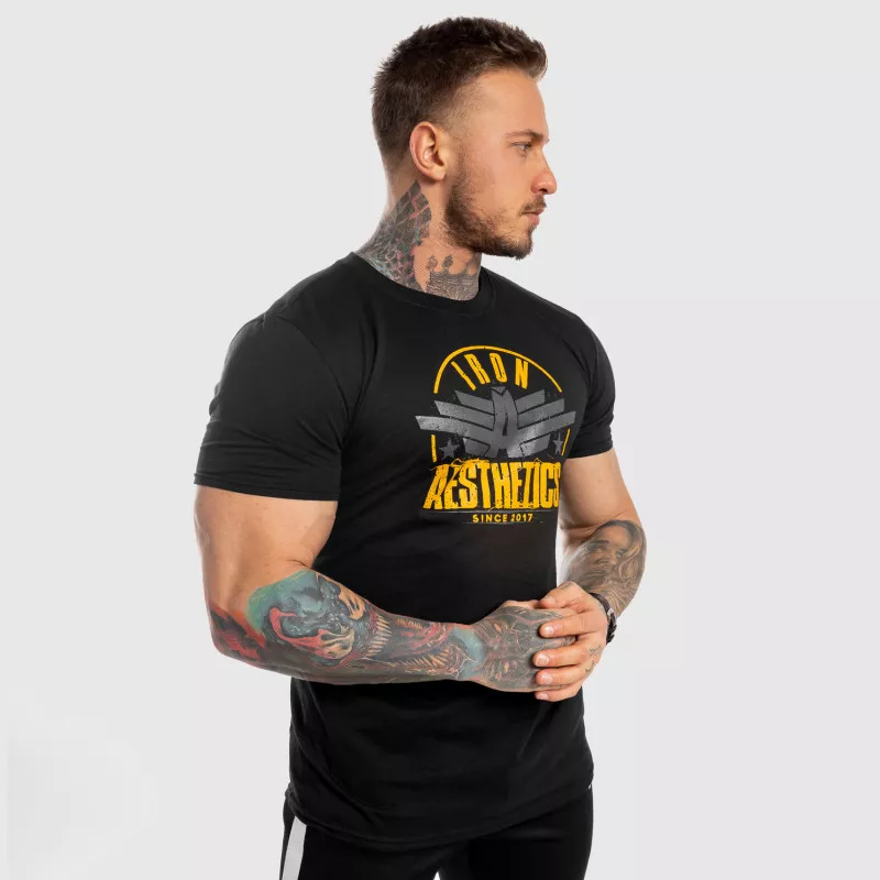 Férfi fitness póló Iron Aesthetics Force, fekete-8