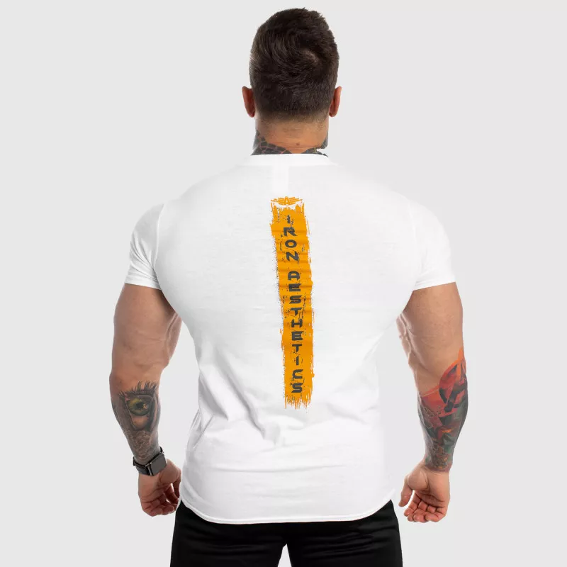 Férfi fitness póló Iron Aesthetics Force, fehér-2