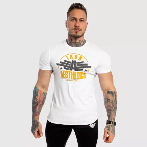 Férfi fitness póló Force, fehér