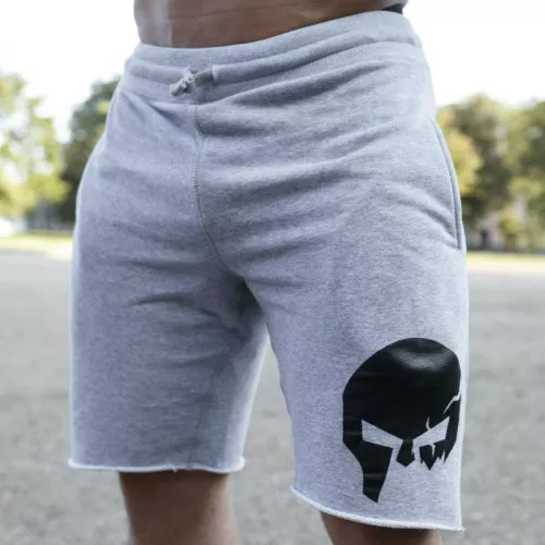 Férfi rövidnadrág Iron Aesthetics Skull, grey