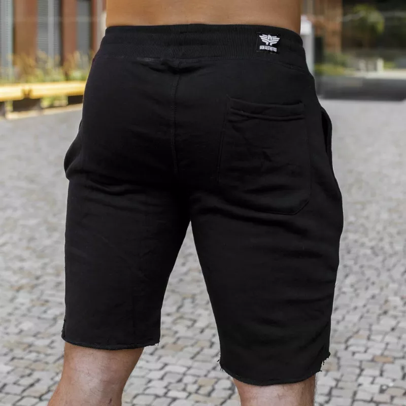 Férfi rövidnadrág Iron Aesthetics Skull, black-5