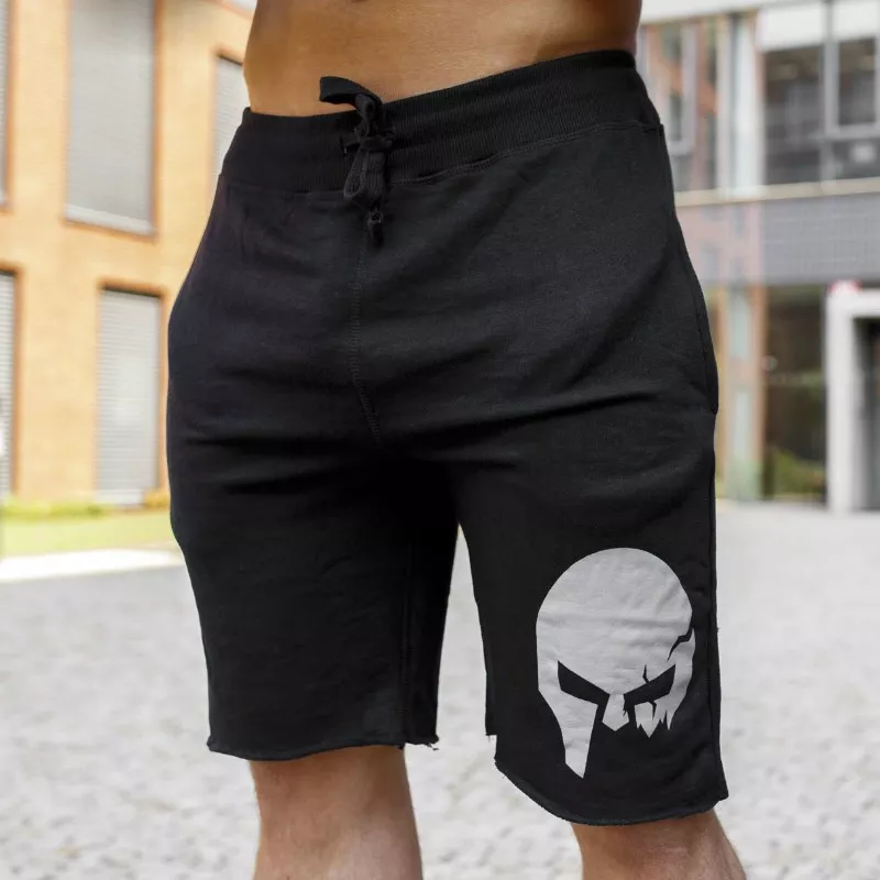 Férfi rövidnadrág Iron Aesthetics Skull, black-3