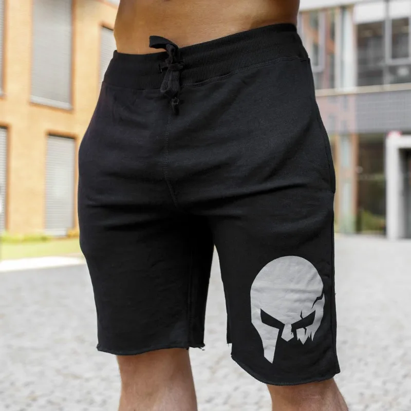 Férfi rövidnadrág Iron Aesthetics Skull, black-3