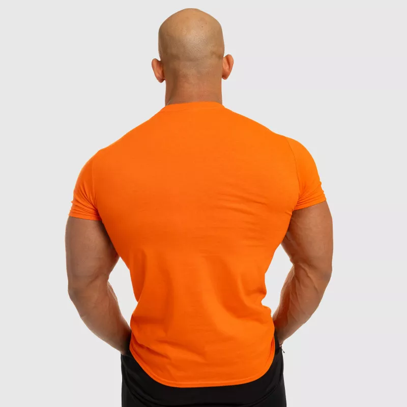 Férfi fitness póló Iron Aesthetics Be Stronger, narancssárga-4