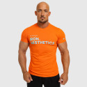 Férfi fitness póló Iron Aesthetics Be Stronger, narancssárga