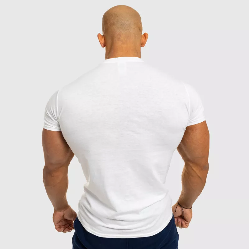 Férfi fitness póló Iron Aesthetics Be Stronger, fehér-6
