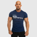 Férfi fitness póló Iron Aesthetics Be Stronger, kék