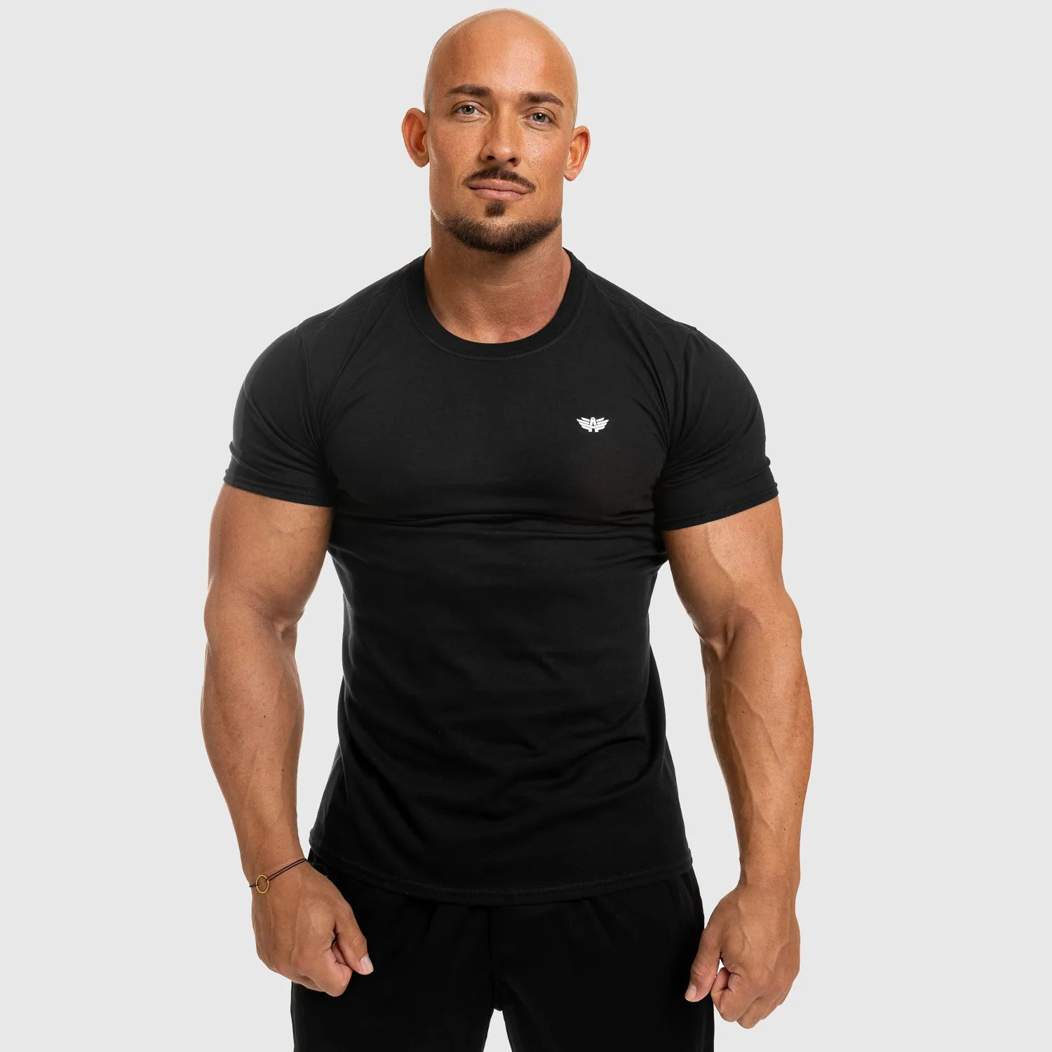 Férfi fitness póló Iron Aesthetics Standard, fekete-1