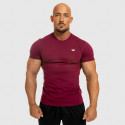 Férfi fitness póló Iron Aesthetics Standard, bordó
