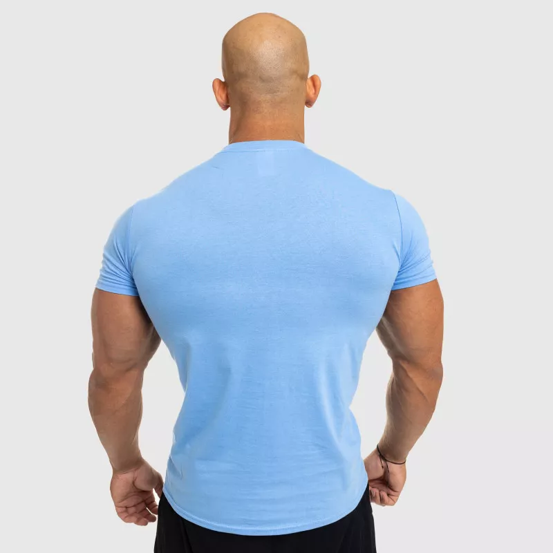 Férfi fitness póló Iron Aesthetics Standard, kék-4