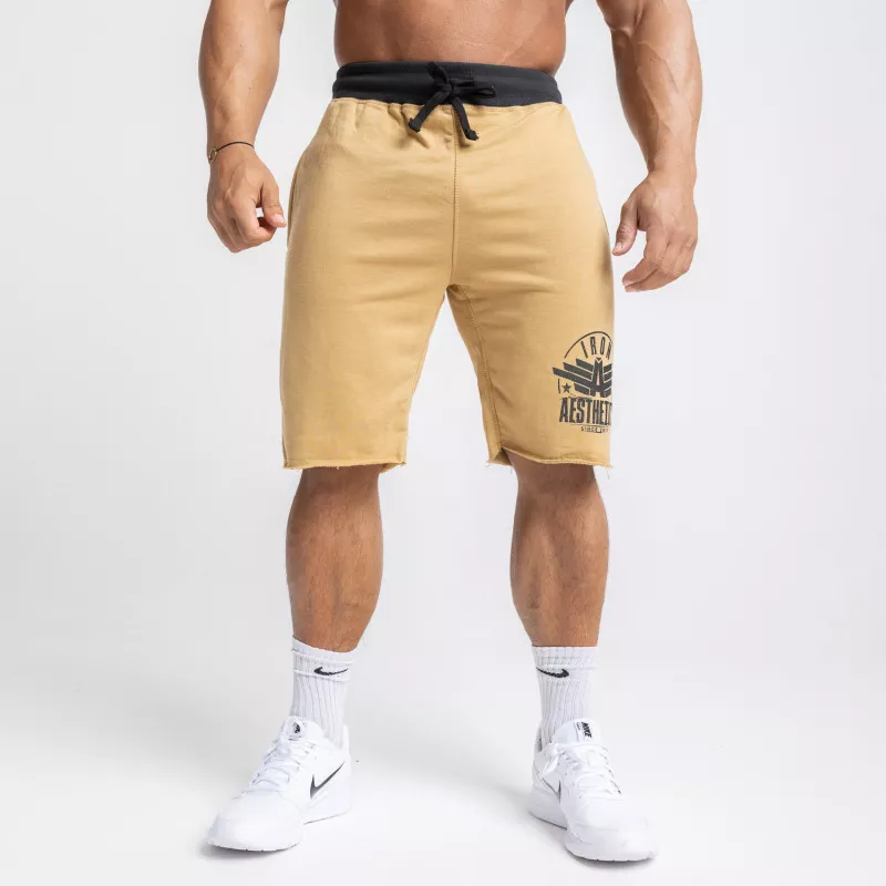 Férfi melegítősort Iron Aesthetics Force, homokszín-4