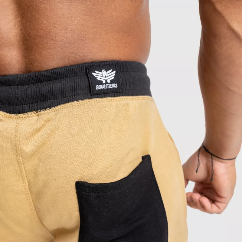 Férfi melegítősort Iron Aesthetics Force, homokszín-5