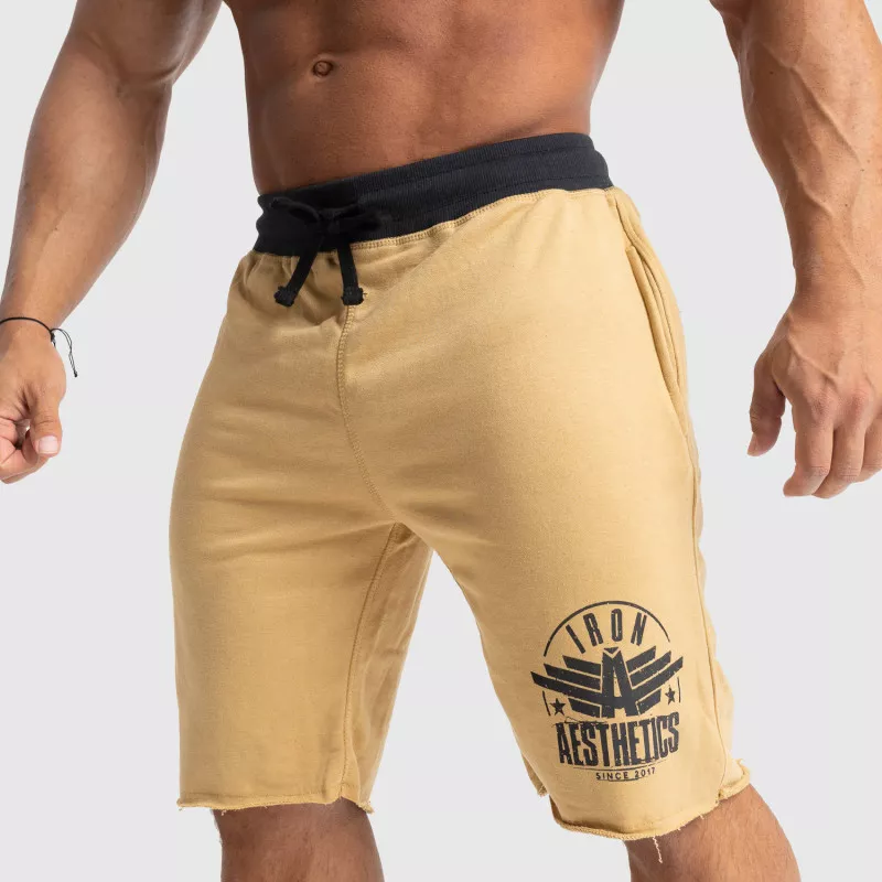 Férfi melegítősort Iron Aesthetics Force, homokszín-2