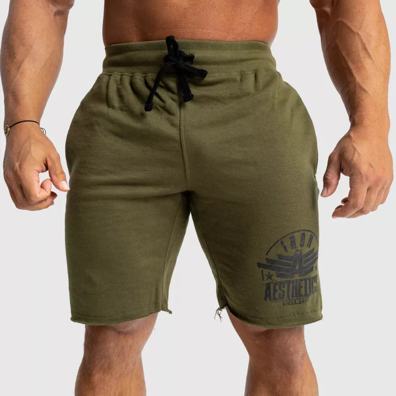 Férfi melegítősort Iron Aesthetics Force, katonazöld-2