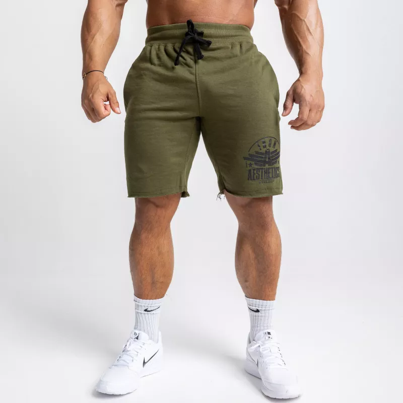 Férfi melegítősort Iron Aesthetics Force, katonazöld-1