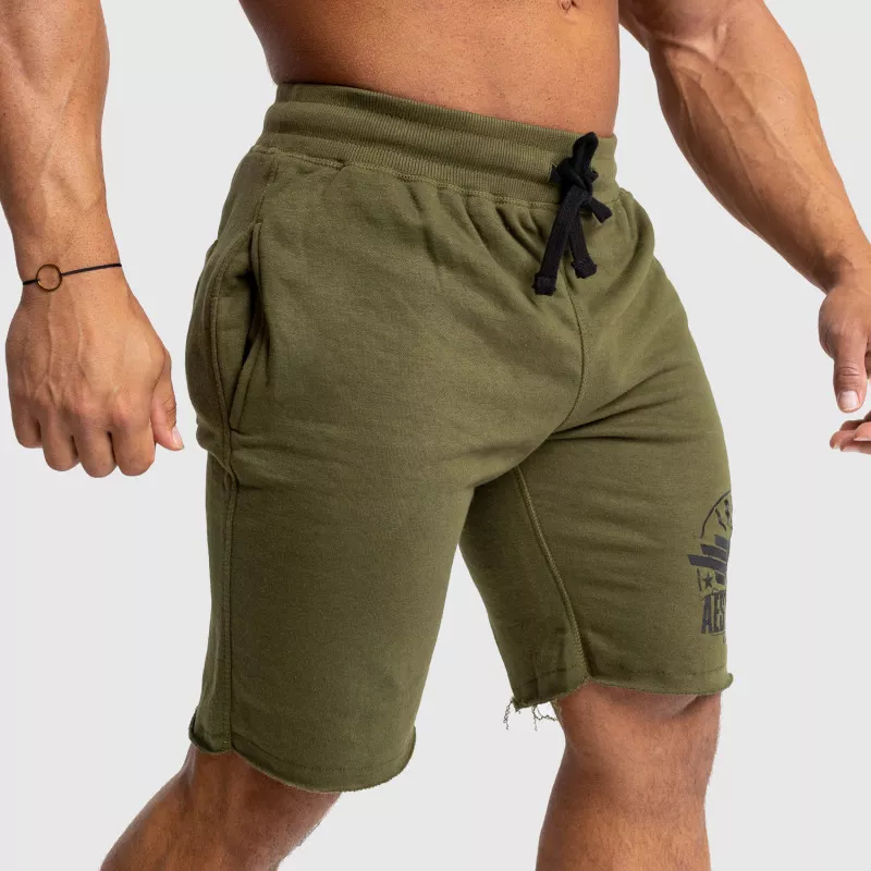 Férfi melegítősort Iron Aesthetics Force, katonazöld-5