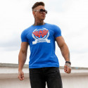 Férfi fitness póló Iron Aesthetics Triumph, kék