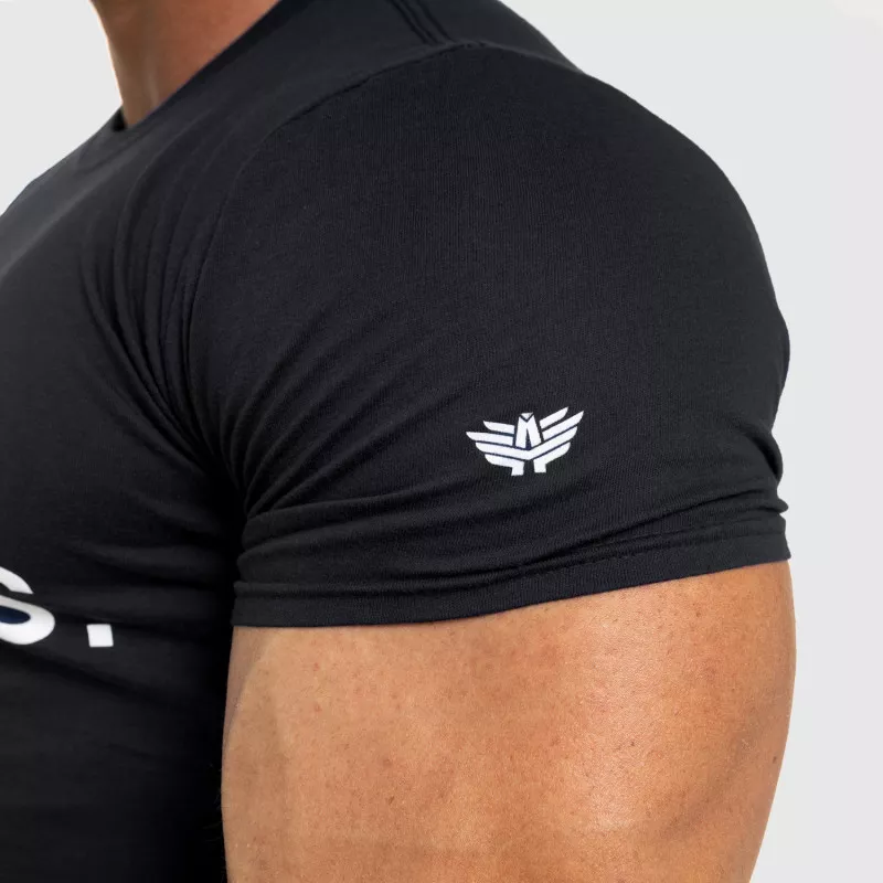 Férfi fitness póló Iron Aesthetics Be Stronger, fekete-5