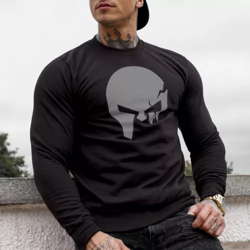 Kapucni nélküli pulóver SKULL, B&G