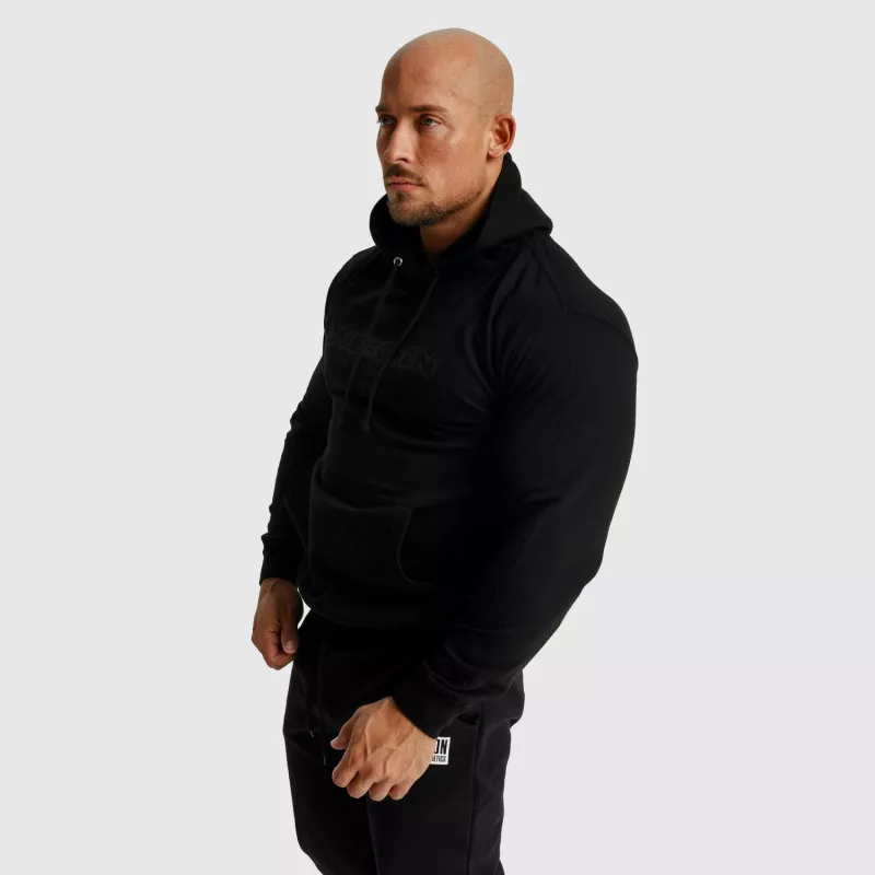 Fitness pulóver cipzár nélkül Iron Aesthetics Unbroken, fekete-5