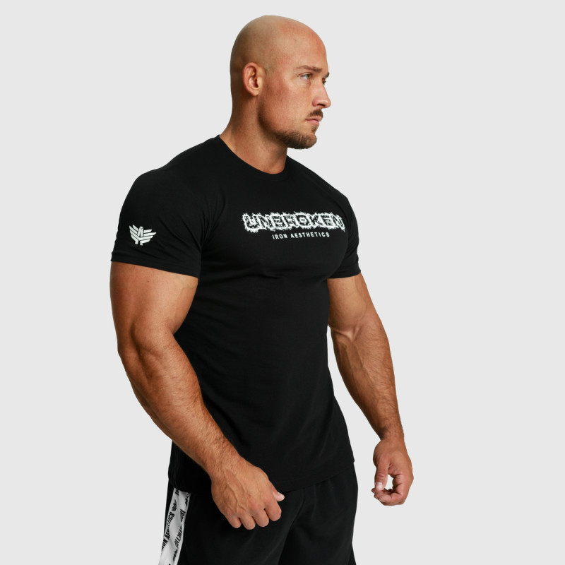 Férfi fitness póló Iron Aesthetics Unbroken, fekete · záber 6