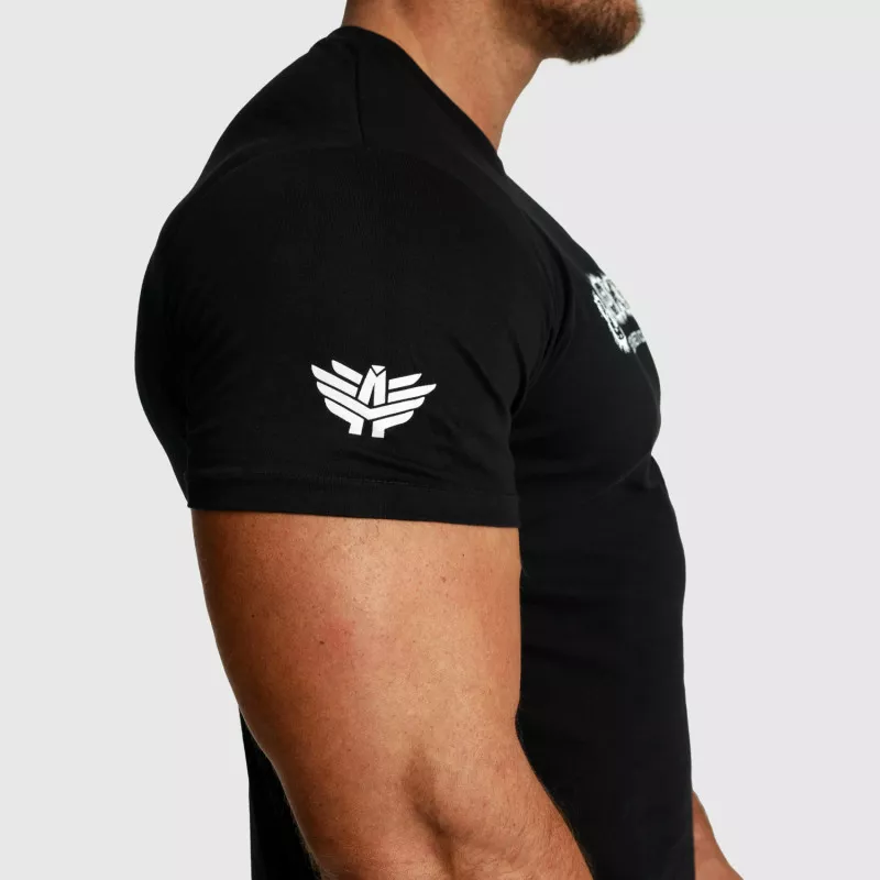 Férfi fitness póló Iron Aesthetics Unbroken, fekete-5