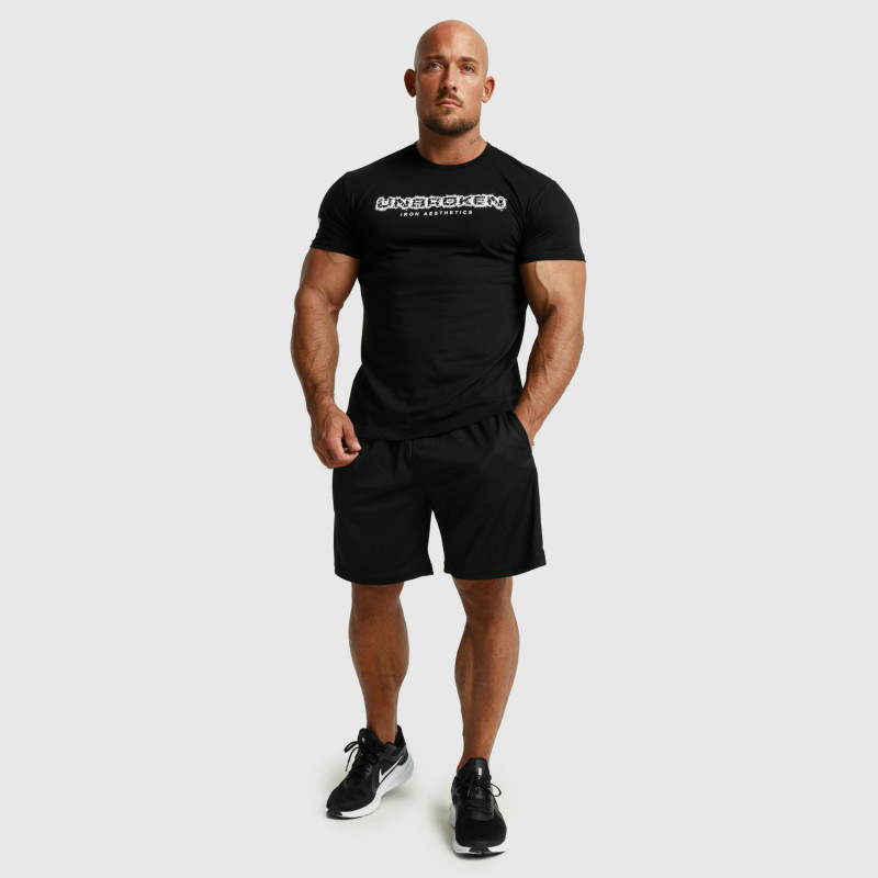 Férfi fitness póló Iron Aesthetics Unbroken, fekete · záber 7