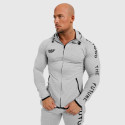 Férfi Slim Fit pulcsi Beyond the Future, szürke