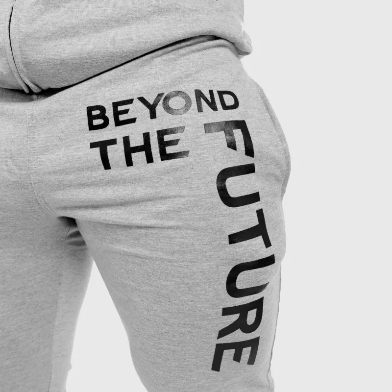 Férfi Slim Fit sportszett Iron Aesthetics Beyond the Future, szürke-5