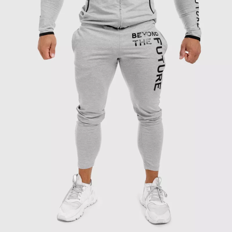 Férfi Slim Fit sportszett Iron Aesthetics Beyond the Future, szürke-6