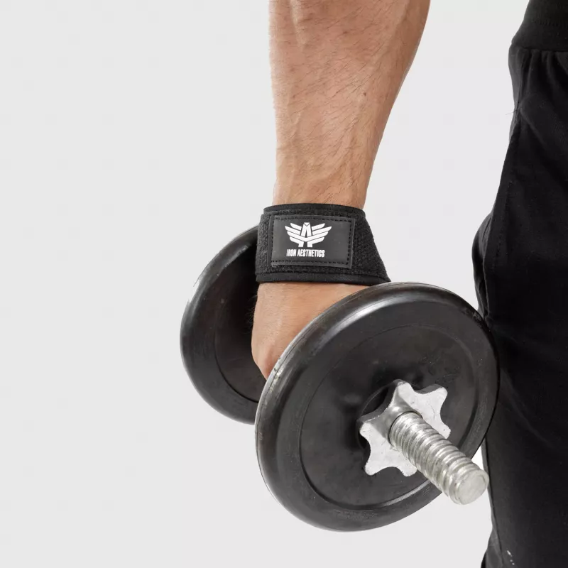 Fitness gurtni Iron Aesthetics, fekete-4