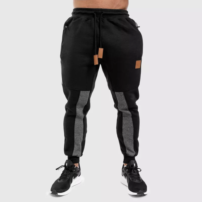 Jogger melegítőnadrág Iron Aesthetics ELEMENT, fekete-2
