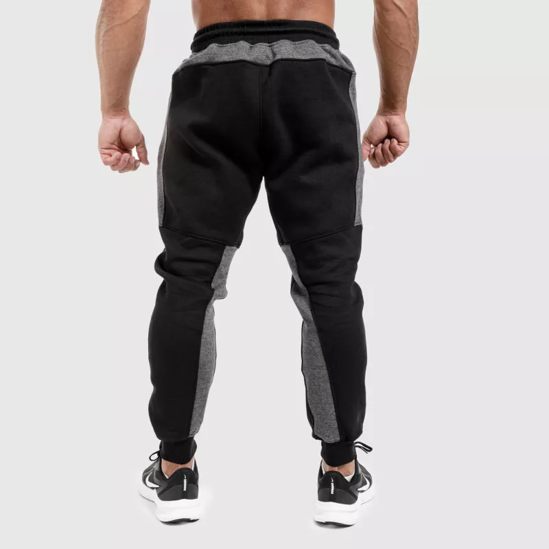 Jogger melegítőnadrág Iron Aesthetics ELEMENT, fekete-3