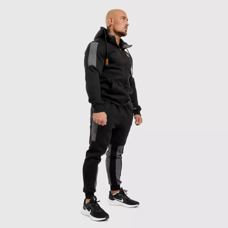 Jogger melegítőnadrág Iron Aesthetics ELEMENT, fekete-8