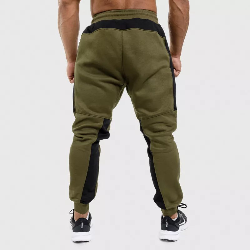 Jogger melegítőnadrág Iron Aesthetics ELEMENT, katonazöld-3